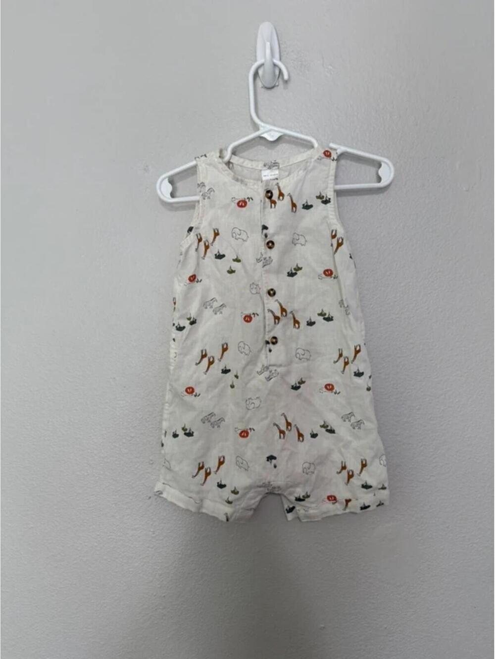 Carters linen style romper 18m